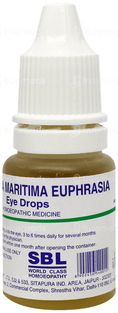 Sbl Cineraria Maritima Euphrasia Eye Drops 10Ml Sbl Cineraria Maritima Euphrasia Eye Drops 10Ml